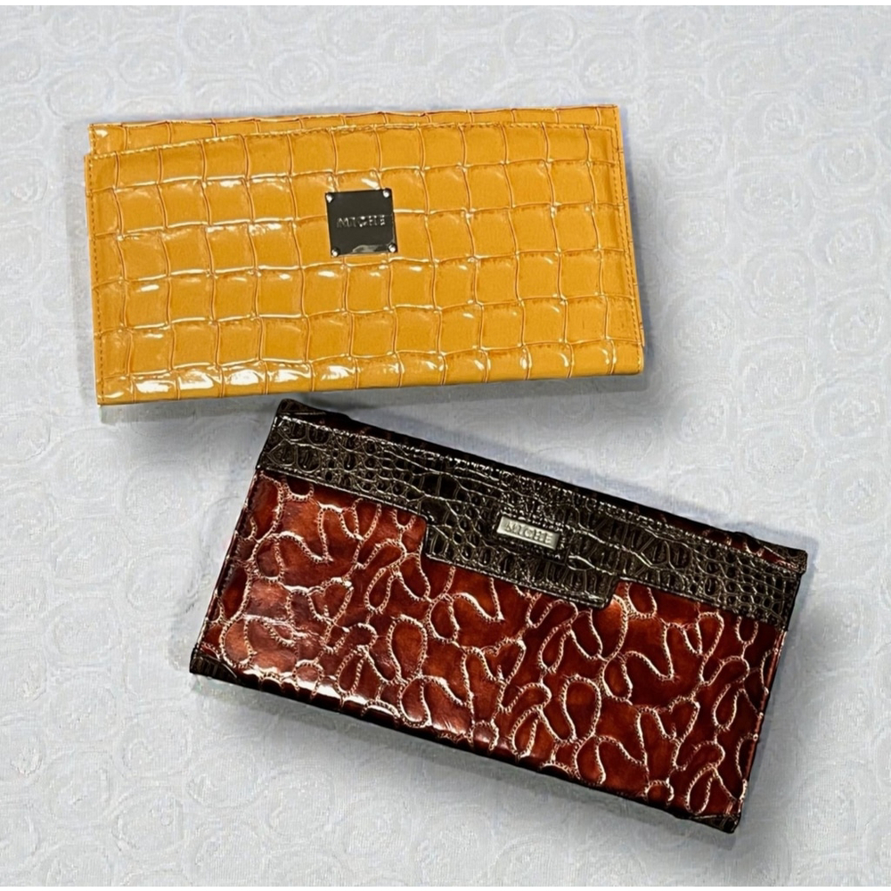 Miche Dani Crocodile Texture Trim & Chloe Yellow Reptile Magnetic Shells NEW